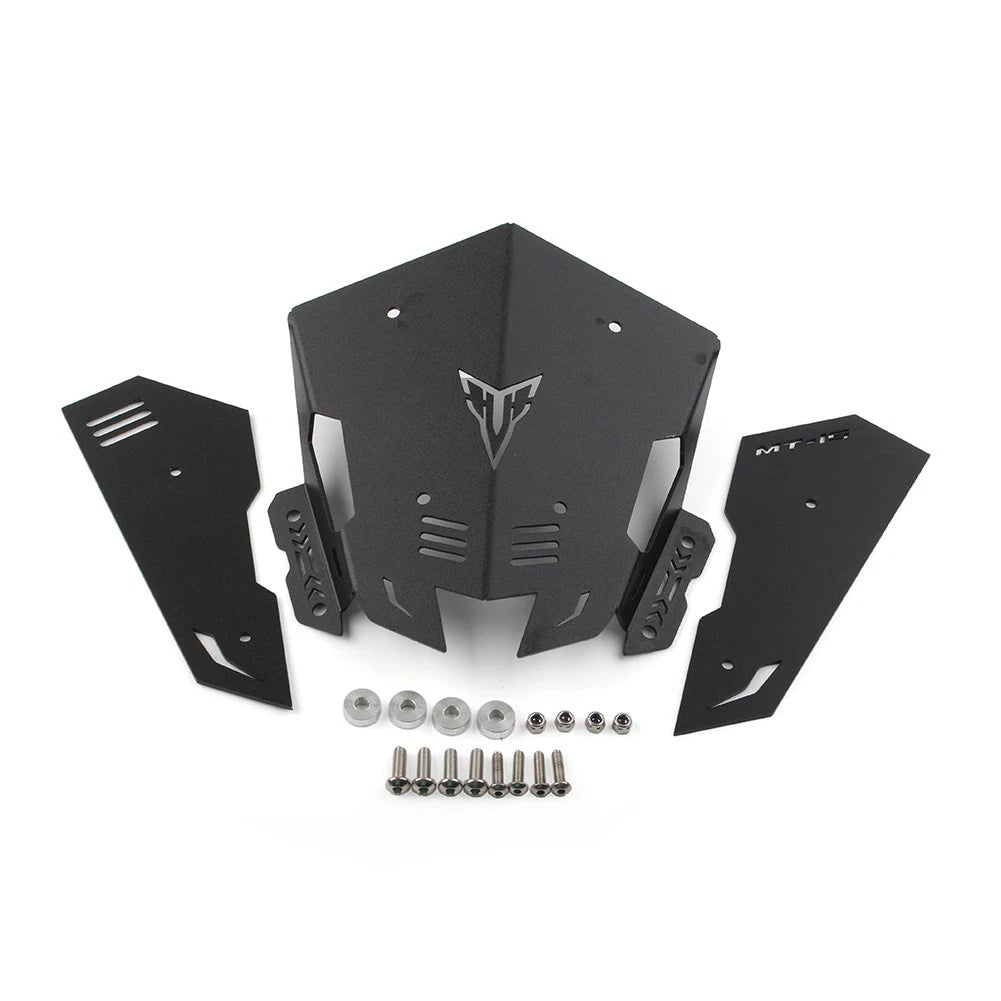 Windshield Deflector for Yamaha MT-15 (2019–2020) Black Protective Cover