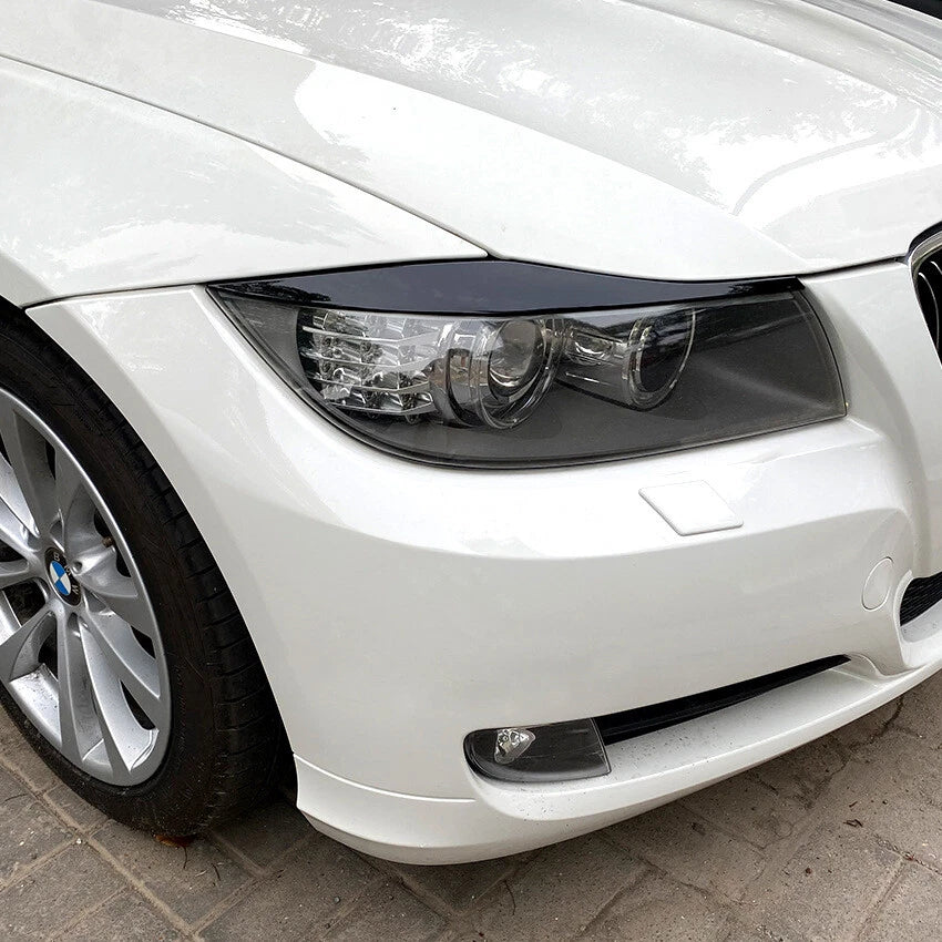 Headlight Eyebrow Eyelid Cover Trim for BMW 3 Series E90 E91 (2005–2012)