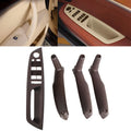 4X Inner Door Pull Handle Trim Cover for BMW X5 E70 X6 E71 E72 (2007–2013) Mocha RHD