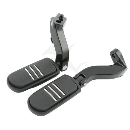 Passenger Foot Pegs Pedals w/ Brackets for Harley Davidson Touring (1993–2025)