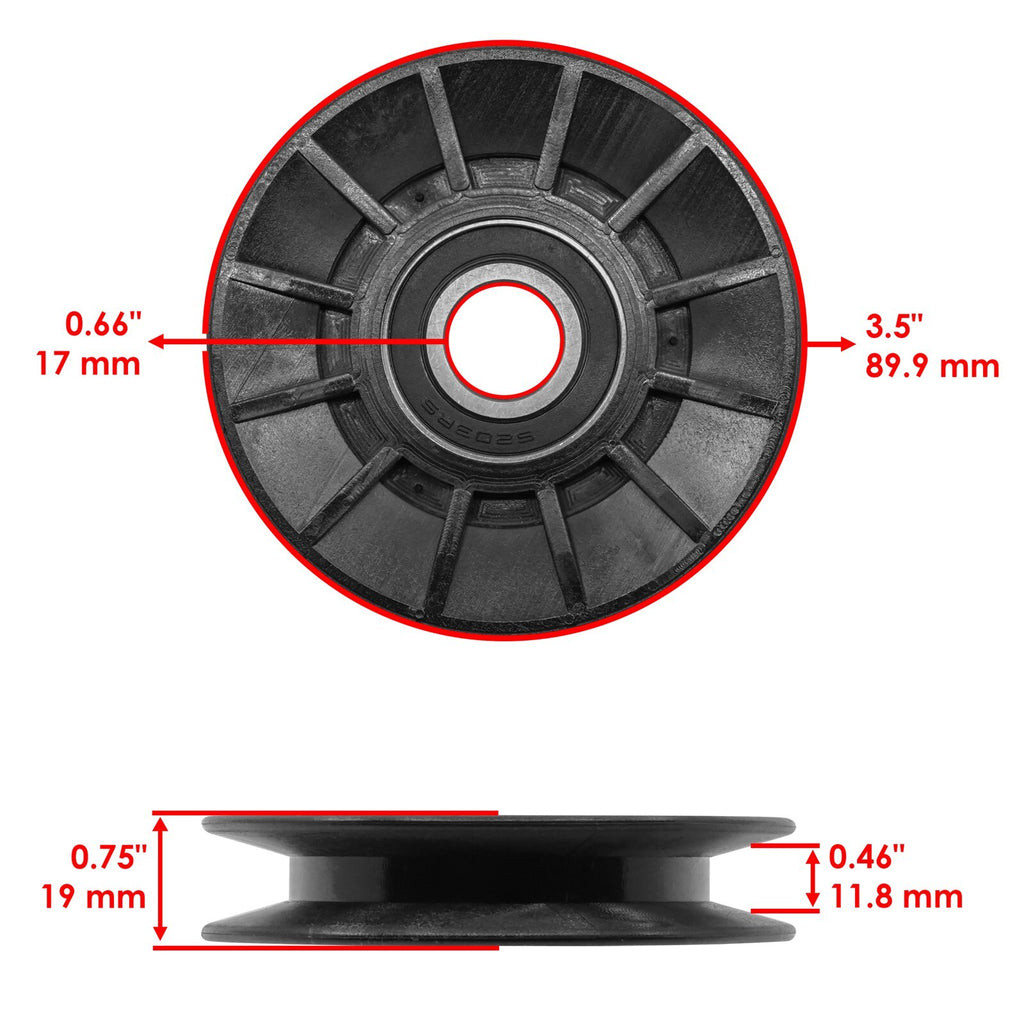 Deck V Idler Pulley Replacement for Craftsman 54 inch 247.204470 (2009–2015)