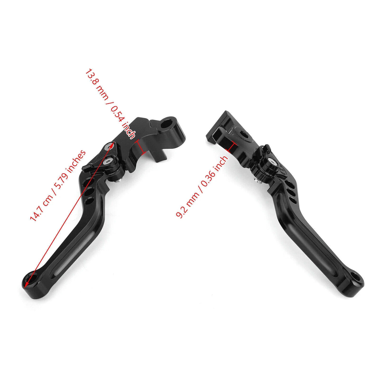 Brake Clutch Levers for Yamaha YZF R3 R25 MT 25 (2015–2017) Black T9