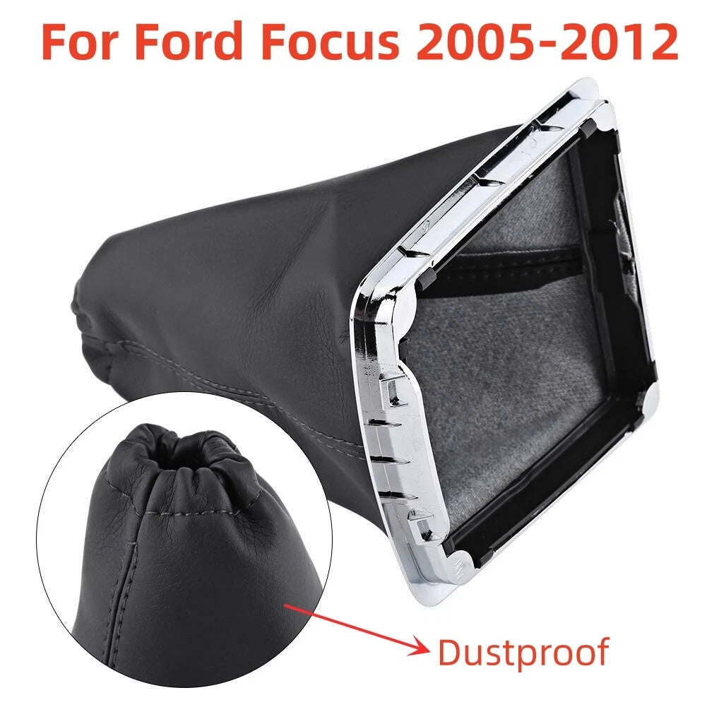Gear Stick Gaiter Boot for Ford Focus (2005–2012) PU Leather Dust Cover
