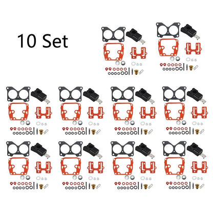 10Set Carburetor Carb Kit For Johnson Evinrude 0439076 439076 435443 Replacement