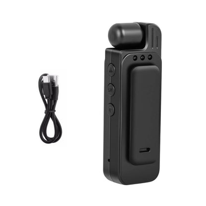 Body Camera with 180° Rotating Lens and 1.3-inch Color Screen