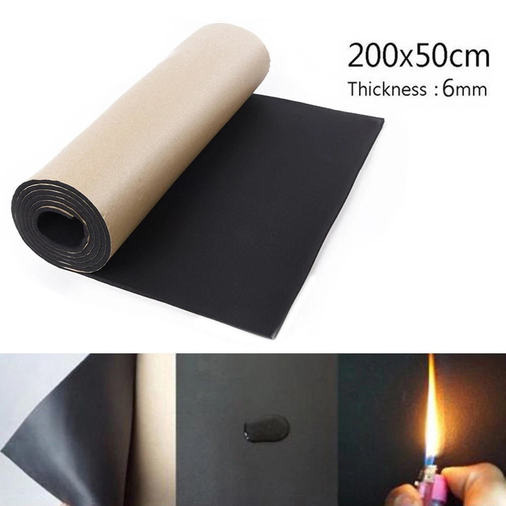 Soundproof Cotton Foam for Auto Insulation (200x50cm)