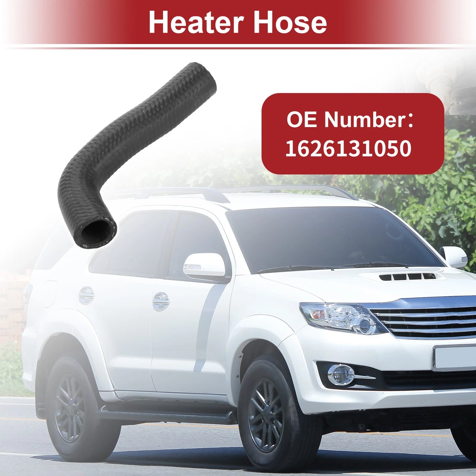 Heater Hose Replacement for Toyota Highlander 3.5L (2008–2016) Rubber