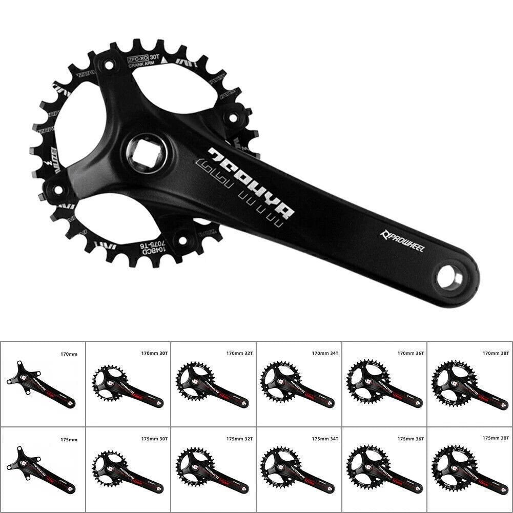 Prowheel Crank chainring 170/175mm 30/32/34/36/38T Sprocket 104BCD MTB Crankset
