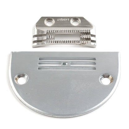 Needle Plate & Feed Dog for Industrial Single Needle Machines