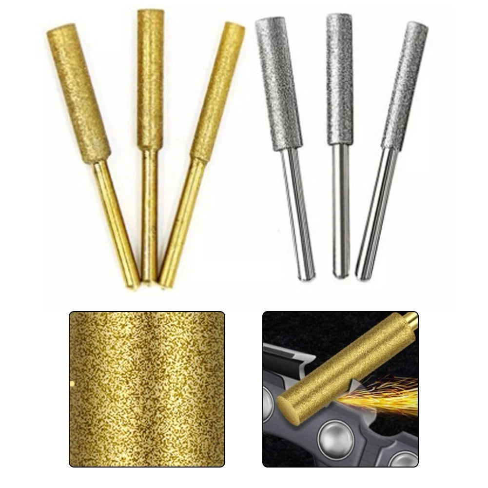 Set of 6 Diamond Grinding Heads for Handheld Saw Grinder (4MM, 48MM, 55MM)
