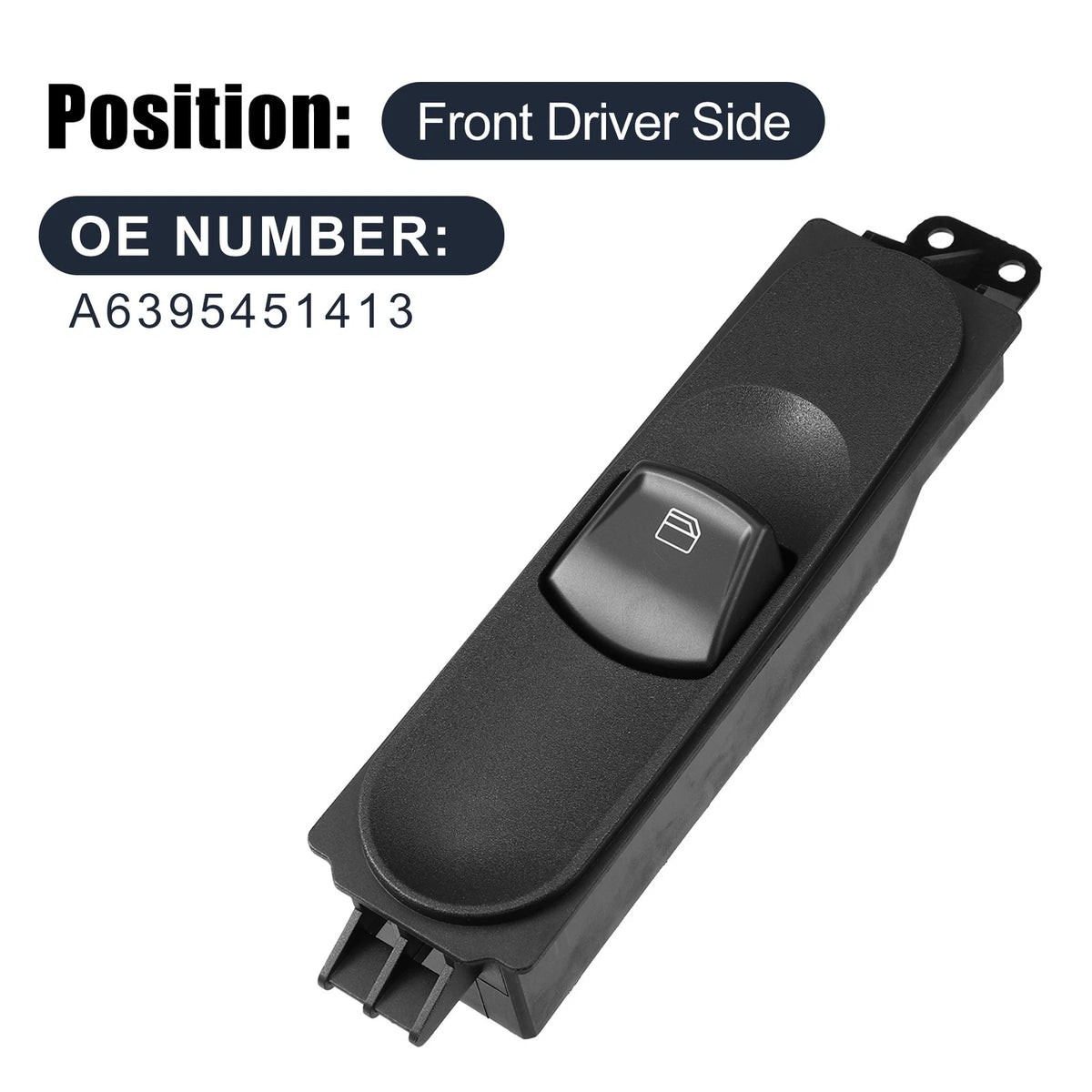 Car Window Switch for Mercedes-Benz Viano Vito (2003–2010) A6395451413