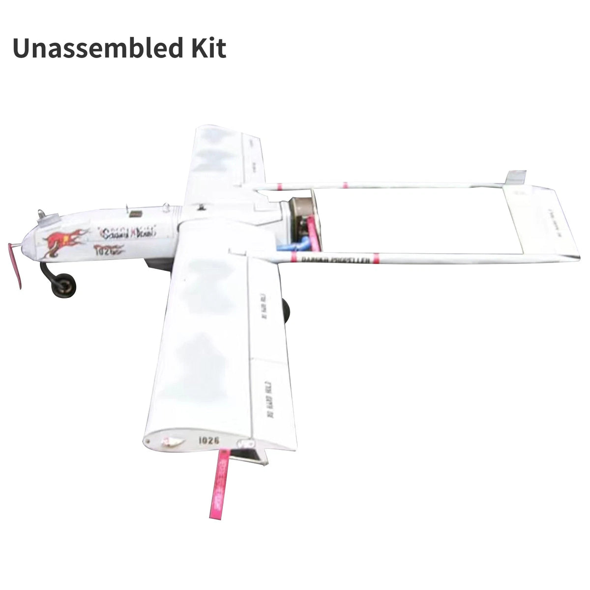 RQ-7 Shadow UAV Paper Model Aircraft Kit (Unassembled)