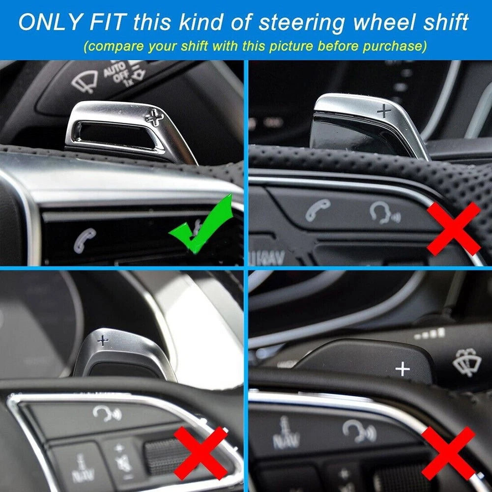 Steering Wheel Paddle Shifter Extensions for Audi RS3 RS4 (2017–2021)