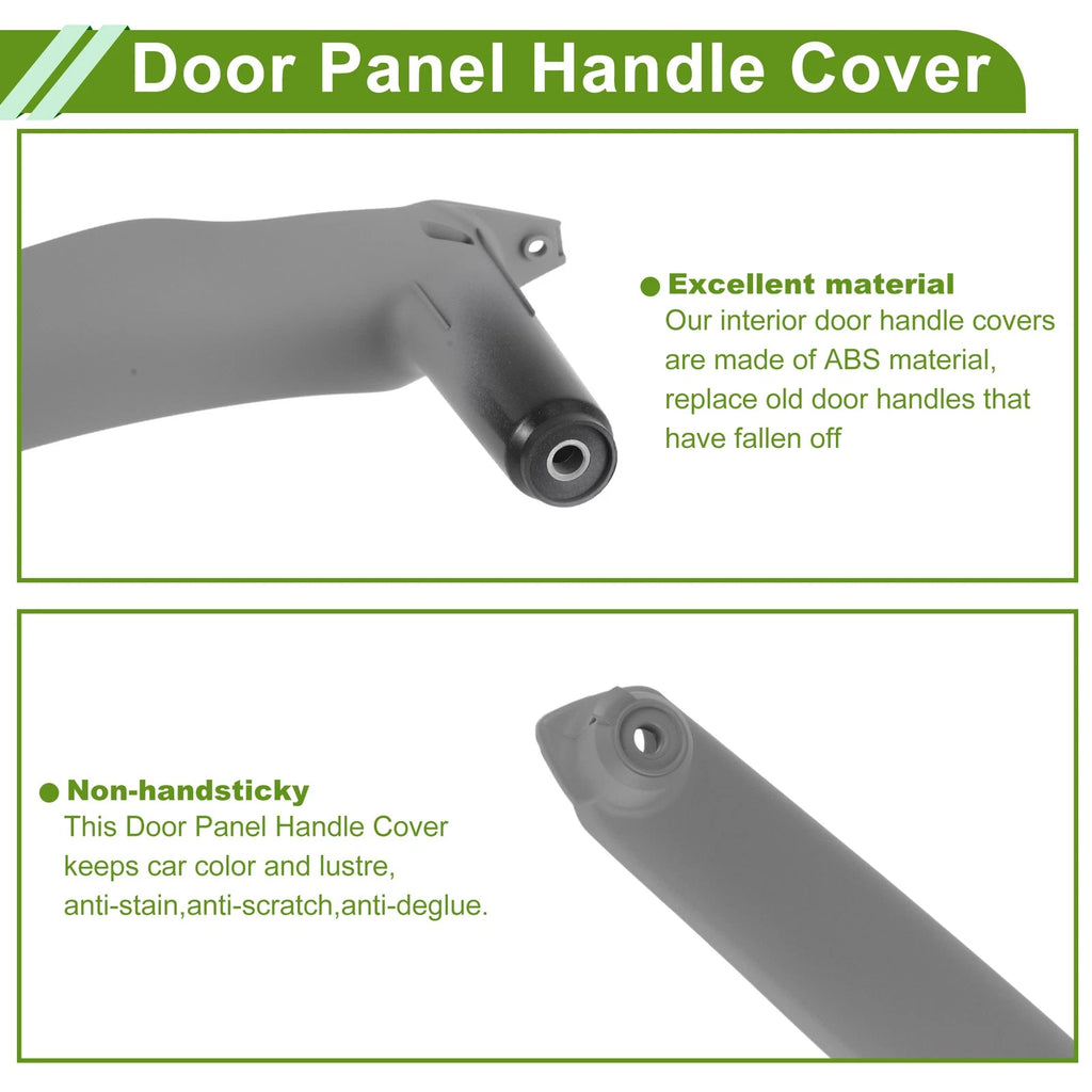 Door Panel Handle Pull Trim Cover for BMW X5 E70 (2008–2013) No. 51416969402 Gray