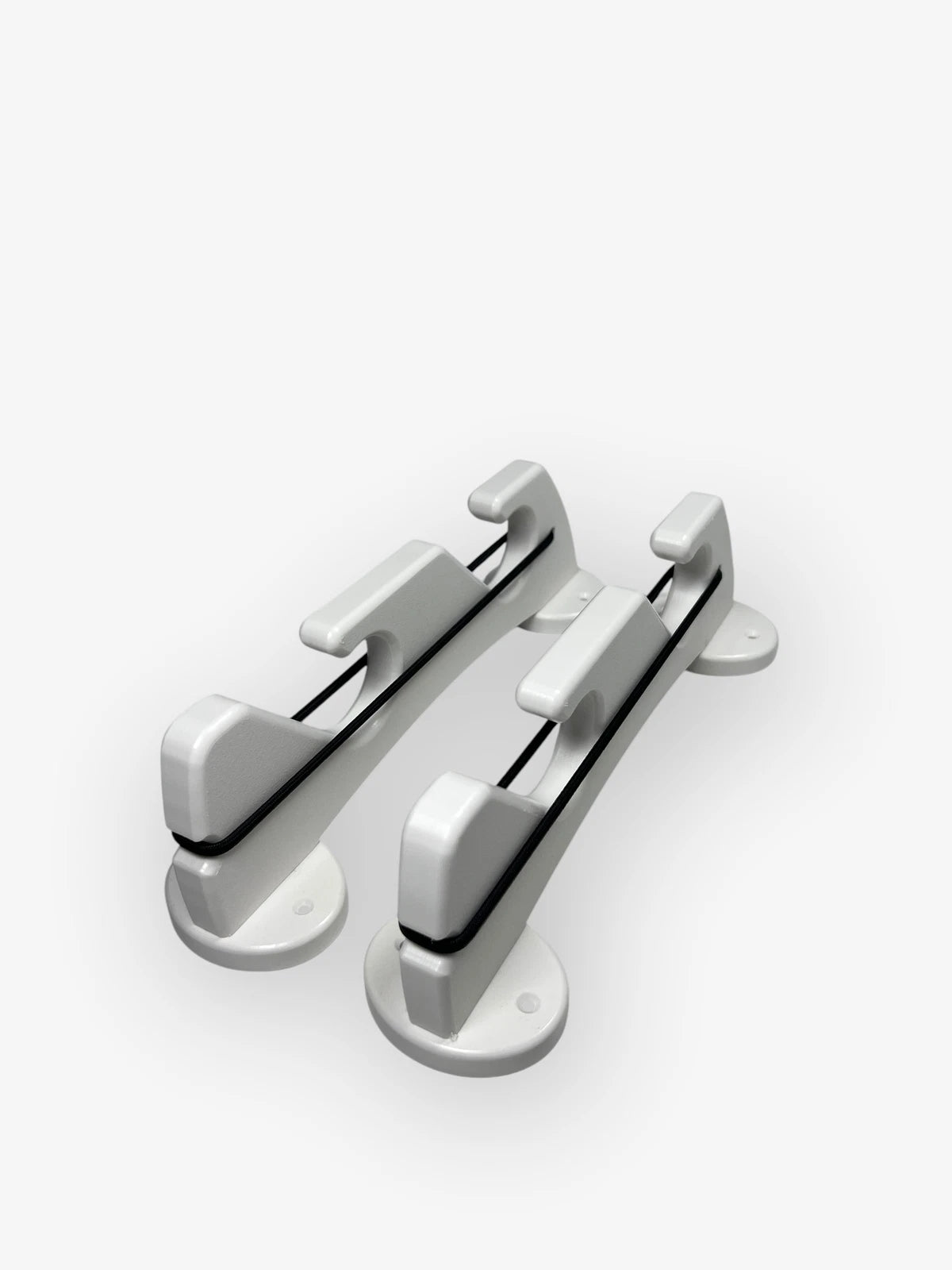 2 Rod Holder for Universal Use (12 5/8in x 3in) - Poly, White
