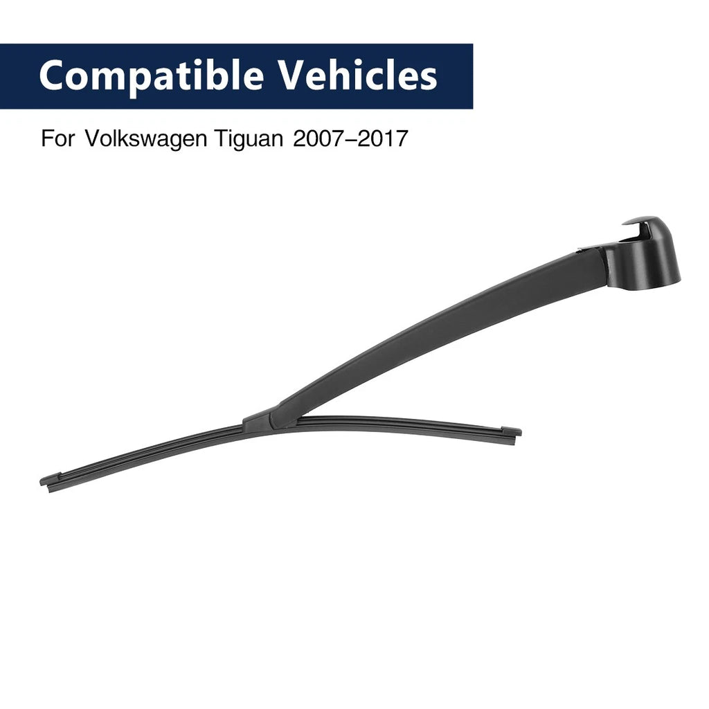 Rear Windshield Wiper Blade Arm Set for Volkswagen Tiguan (2007–2017)