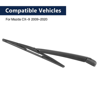 Set of 2 Rear Windshield Wiper Blade Arms 355mm for Mazda CX-9 (2009–2020)