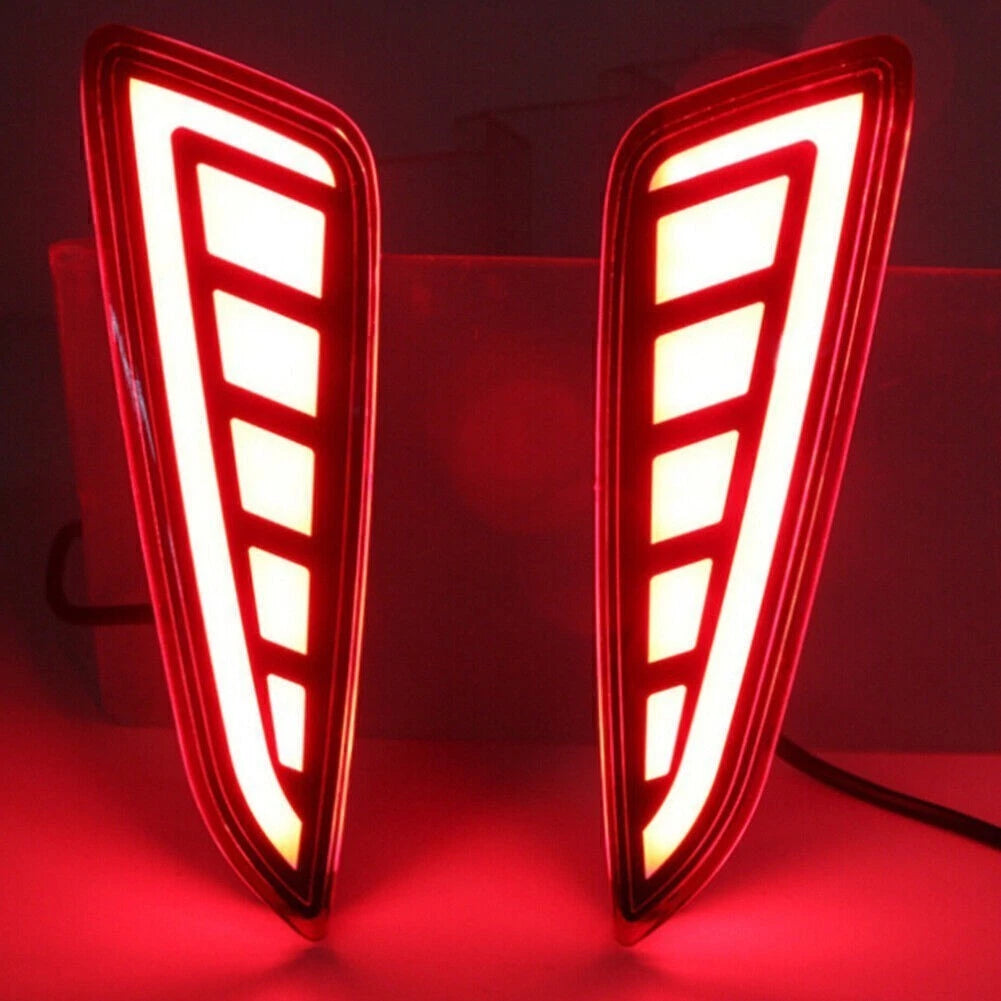 Rear Bumper Lights for Toyota CHR (2017–2018) LH+RH 7shape Style Assembly