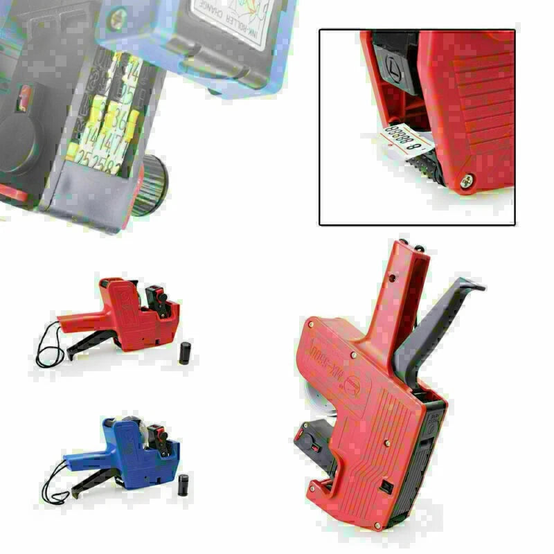 MX-5500 EOS 8 Digits Price Tag Gun Labeler Labeller Including Ink Roller Machine