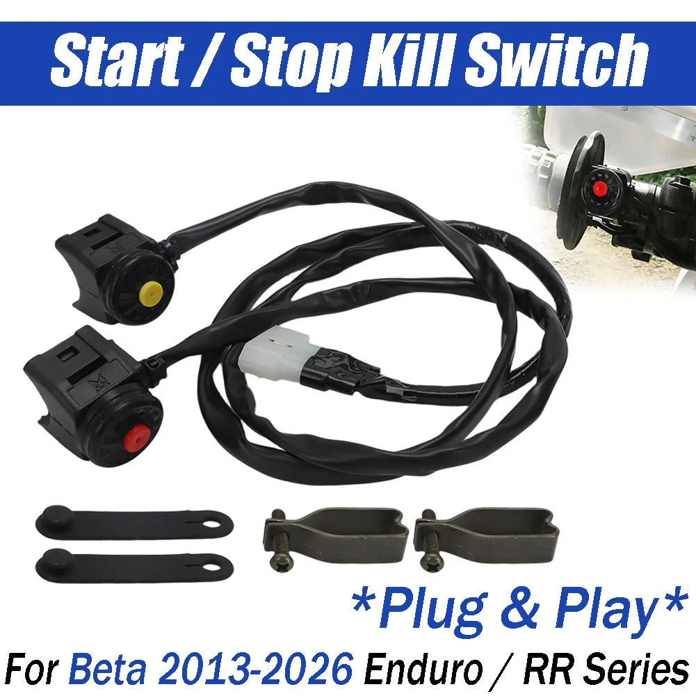 Start Stop Kill Switch for Beta Enduro 125RR, 200RR (2010–2023)