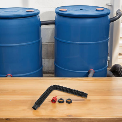 Plastic Rainwater Bucket Connector Kit for Garden Barrels