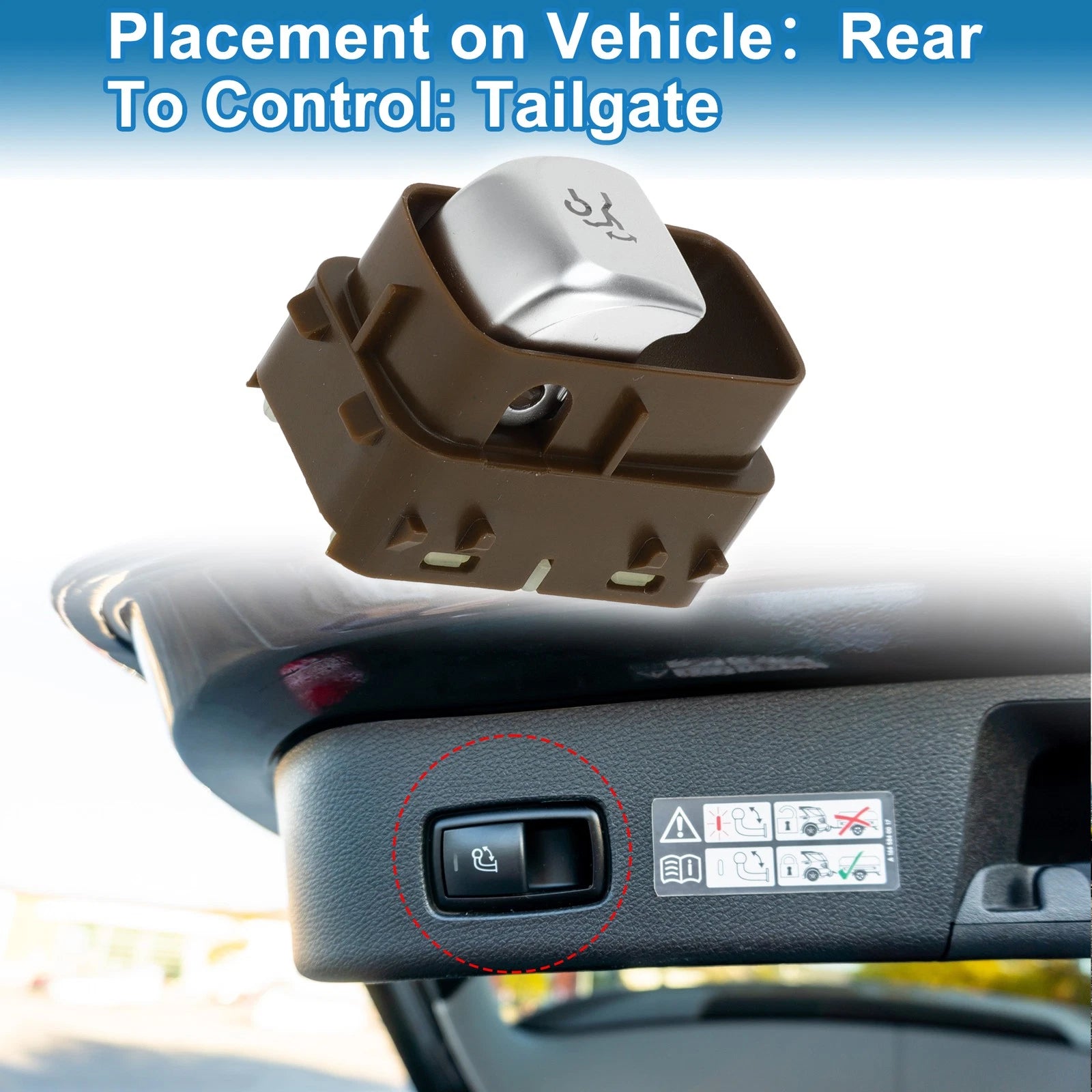 Trunk Release Switch Replacement for Mercedes-Benz E300 2017–2019