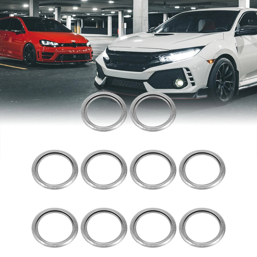 Oil Drain Plug Gasket Set Replacement for Mitsubishi Lancer Outlander Eclipse (10PCS) (2008–2018)
