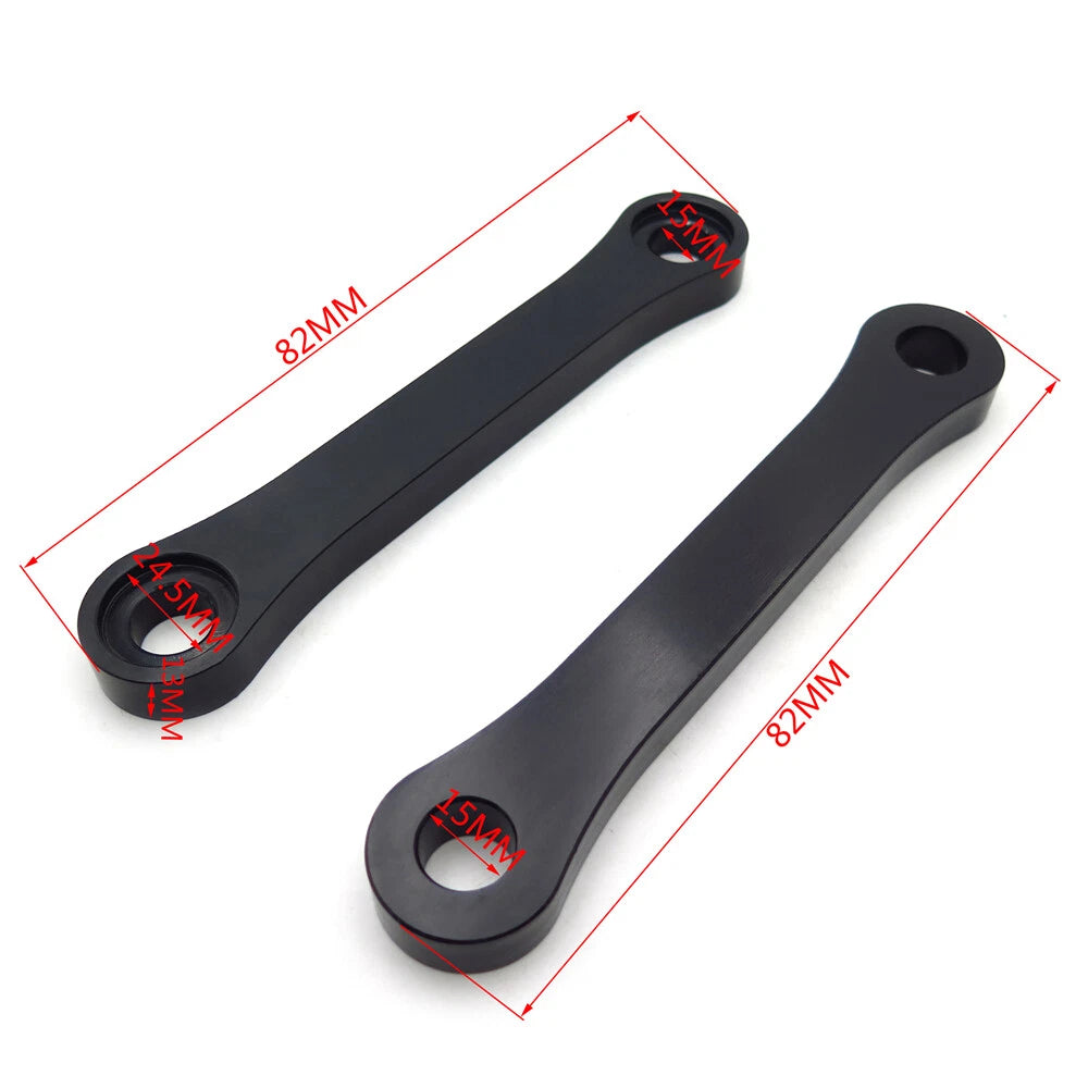 Lowering Links Kit for Kawasaki KL KLR 650 (1987–2007) - Black