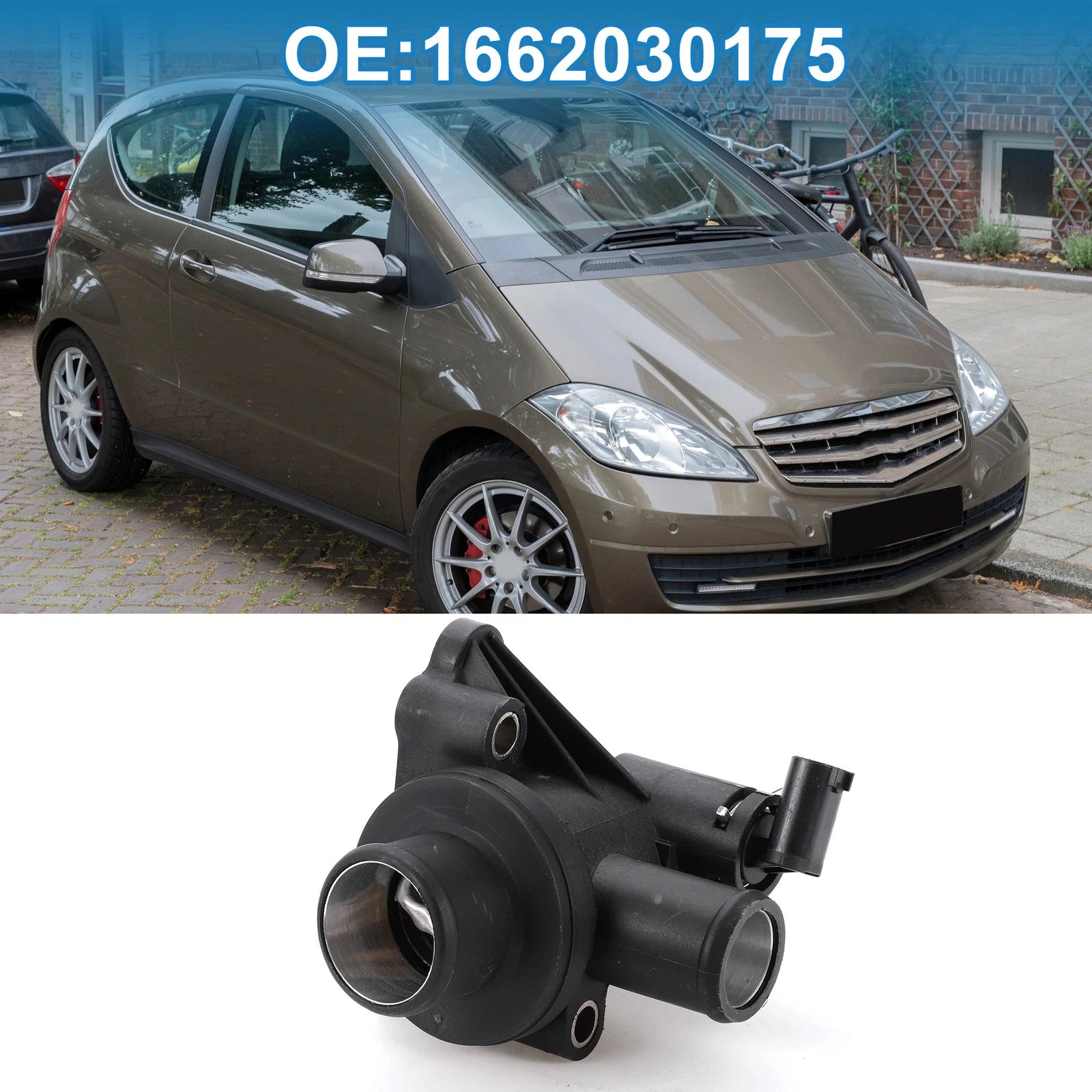 Engine Coolant Thermostat Housing Assembly Replacement for Mercedes-Benz A-Class (2016–2022)