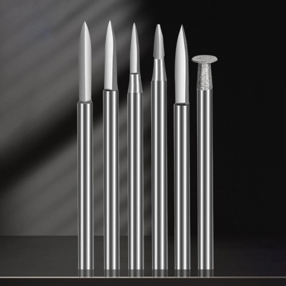 6-Piece Wood Carving Accessory Kit for Rotary Tool Drill Bits