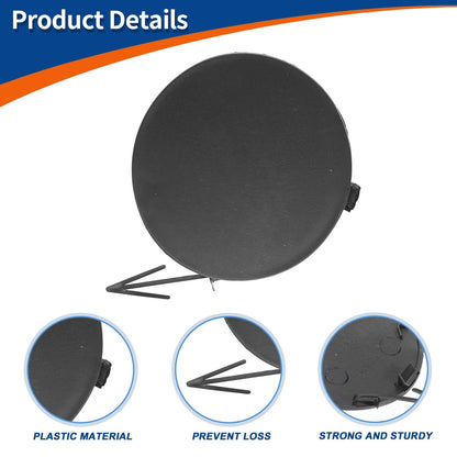 Rear Tow Hook Cover for Nissan Qashqai J10 (2006–2013) No.85071BR00A Unpainted