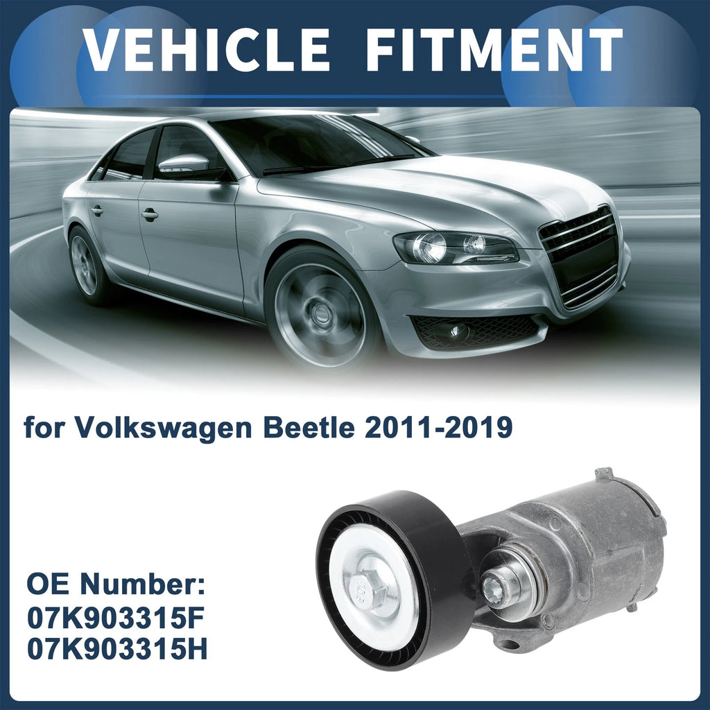Belt Tensioner Replacement for Volkswagen Beetle (2011–2019) Metal 1 pc