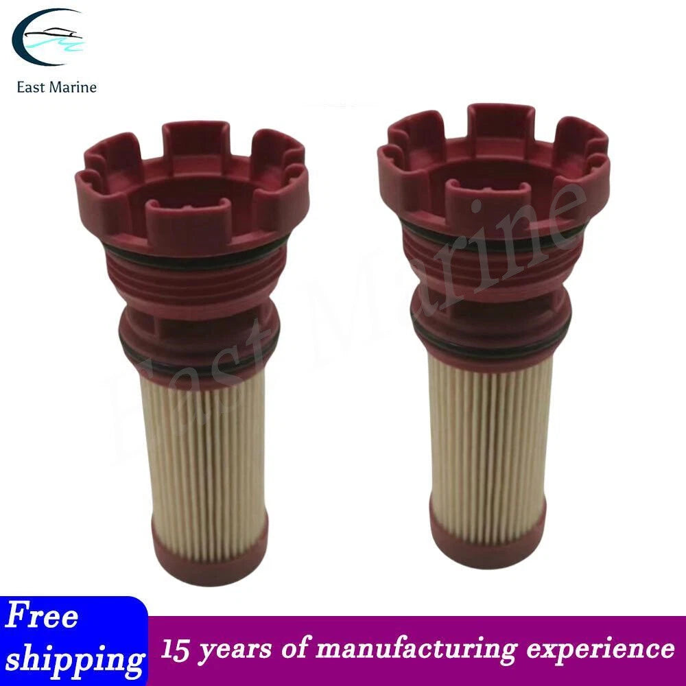 2X Fuel Filter 18-7981 35-884380T for Mercury Marine 75-400 HP (RHD)