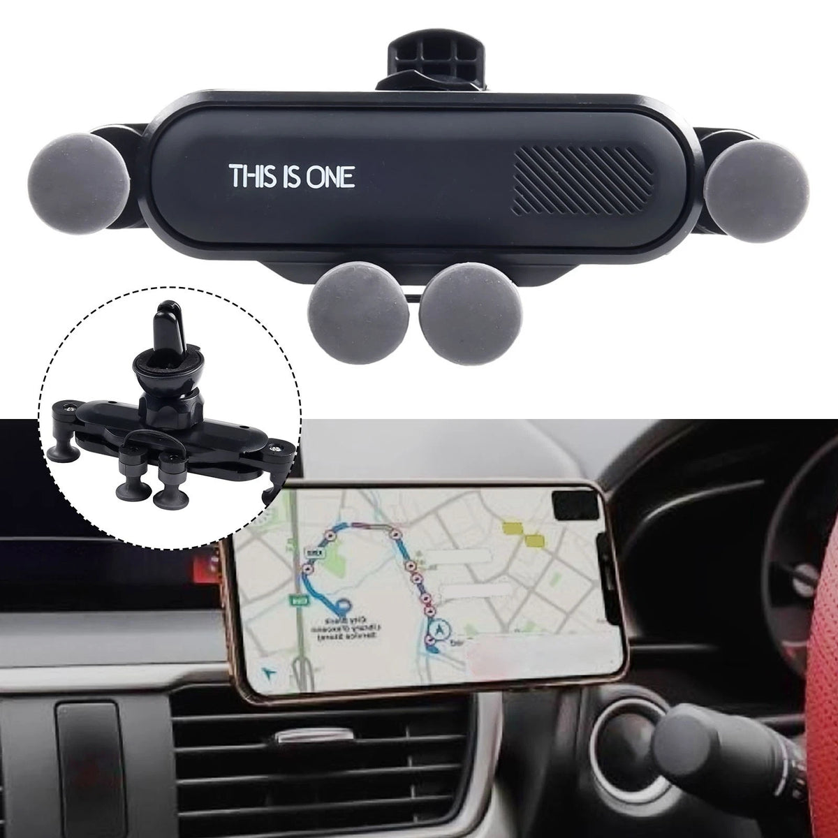 Ultra Thin Scratch Resistant Car Air Vent Phone Holder