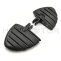 Black Wing Mini Floorboards w/ Adapters for Harley FXBB FXBR FXBRS (2018–2023)