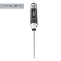 7-Piece Precision Hexagon Wrench Screwdriver Set with Non-Slip Handle