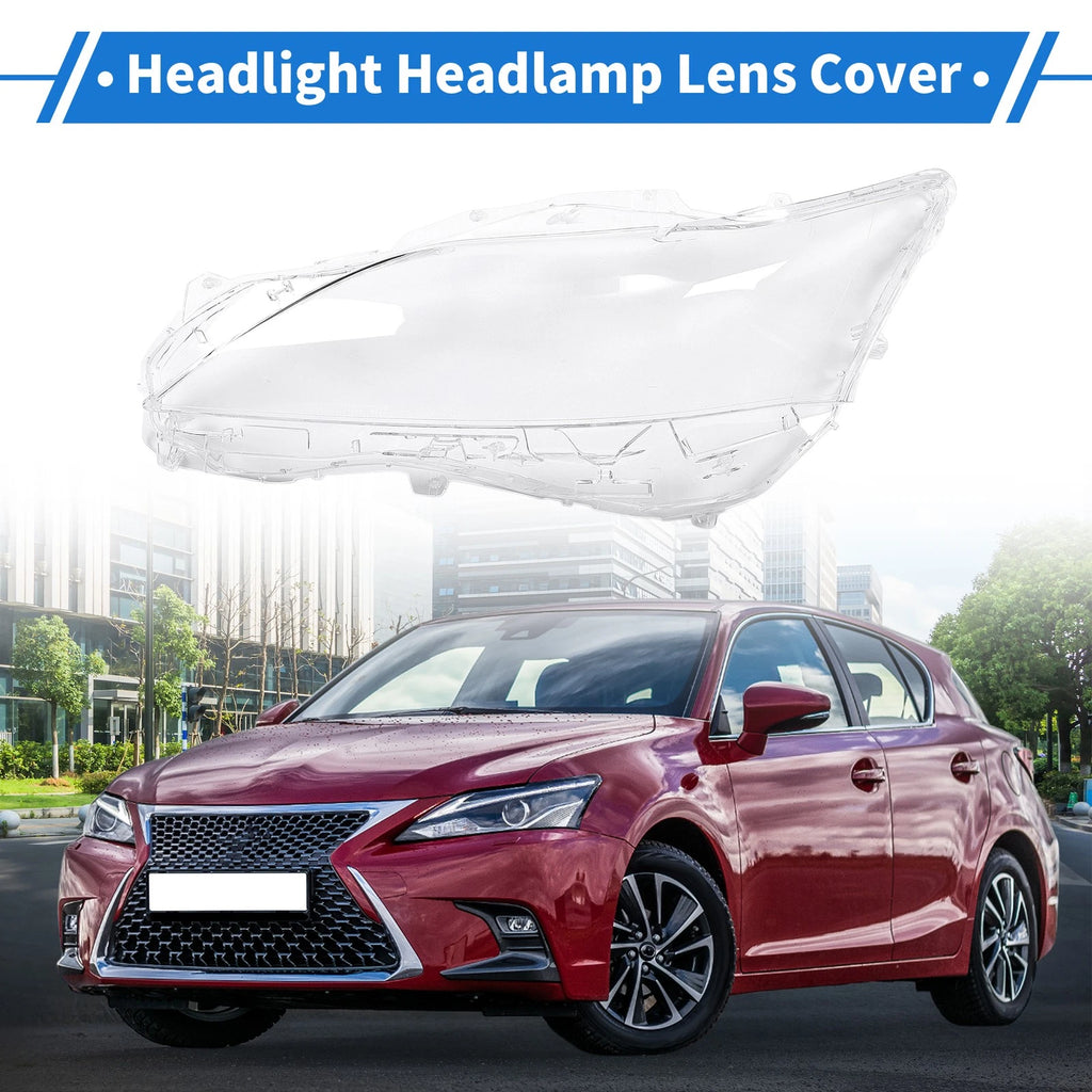 Headlight Lens Cover Front Left Replacement for Lexus CT200 (2012–2017)
