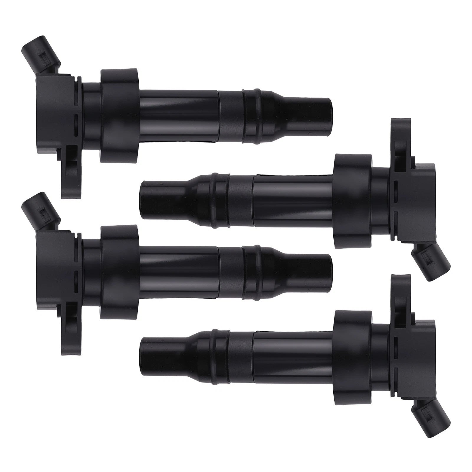 4X Electronic Ignition Coil for Hyundai Accent (2012–2020) C-813 Black