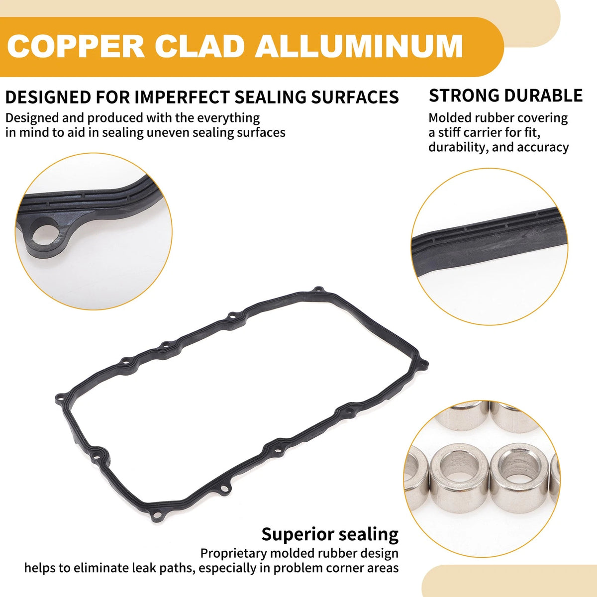 Transmission Filter Oil Pan Gasket for Porsche Cayenne (2011–2018)