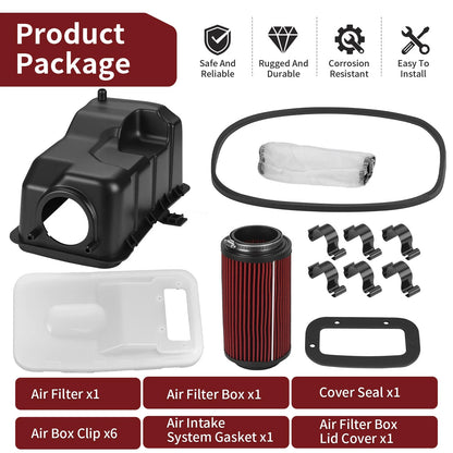 Air Filter Air Box Lid Cover Kit for Polaris Scrambler 500 4x4 (2010–2012)