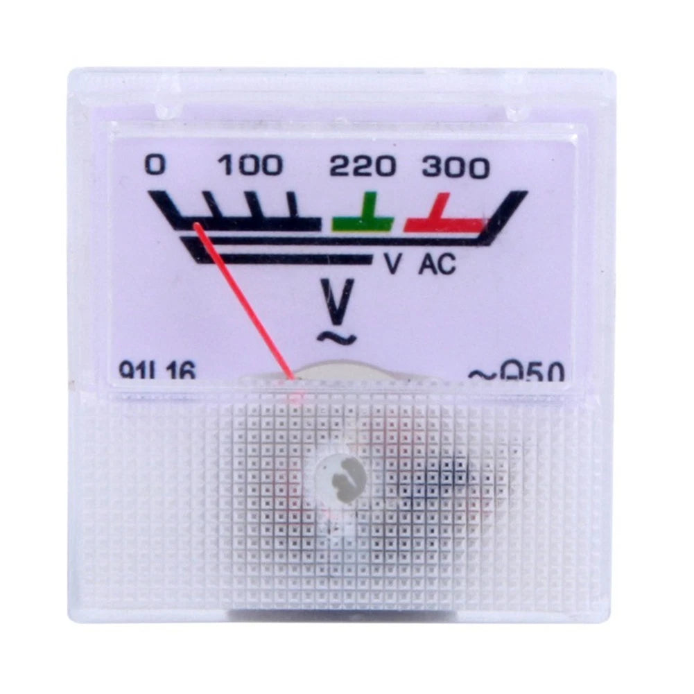 AC Voltmeter 0-300V for Industrial Use (40x40mm)