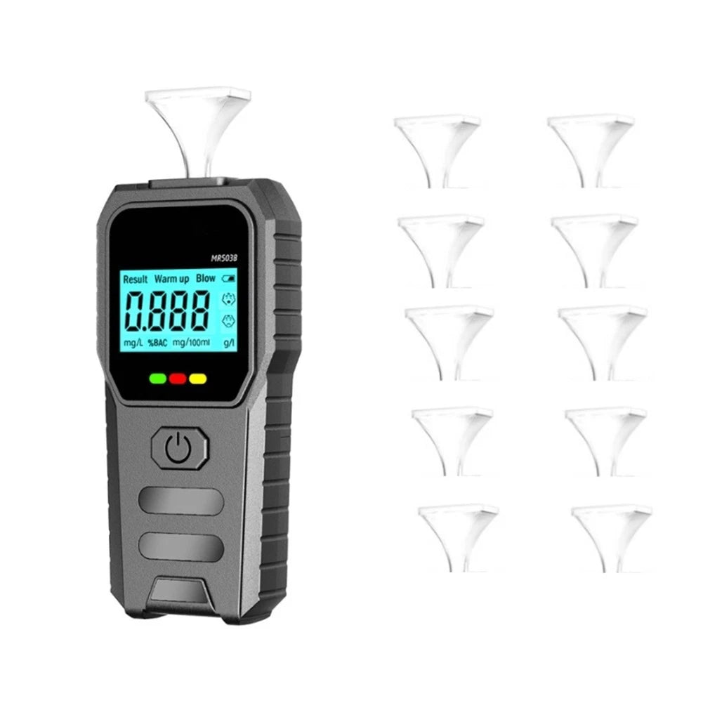Breathalyzer with Voice Announced Readings for (AAA Battery)
