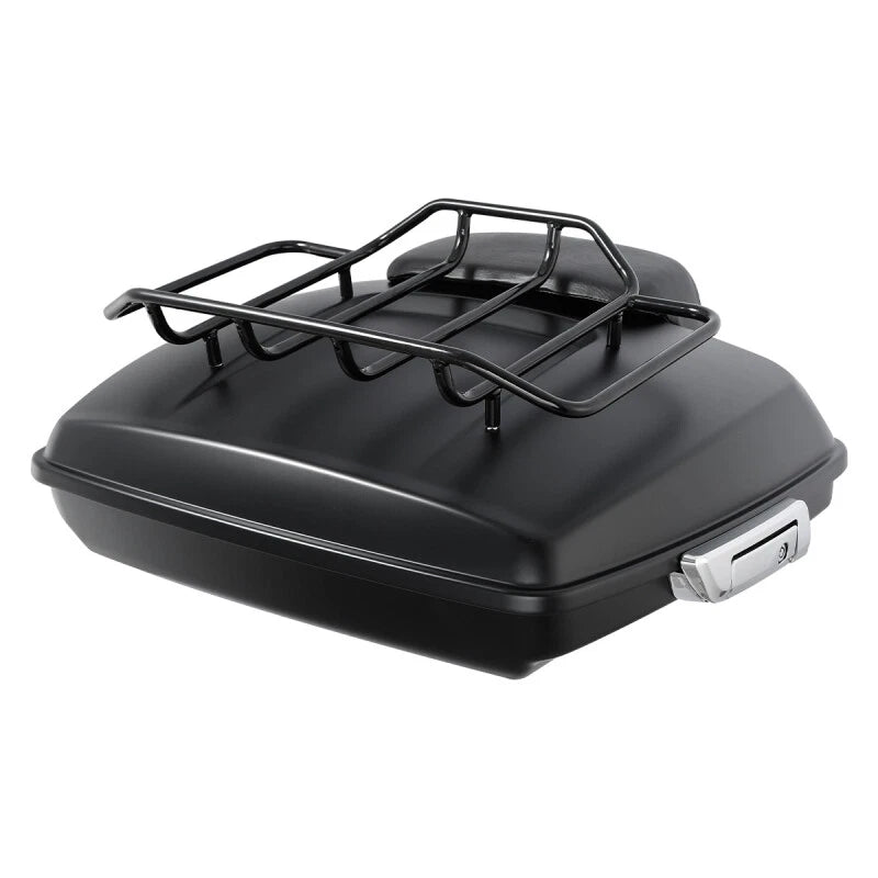 Matte Razor Trunk Backrest Top Rack for Harley Road King (1997–2008)