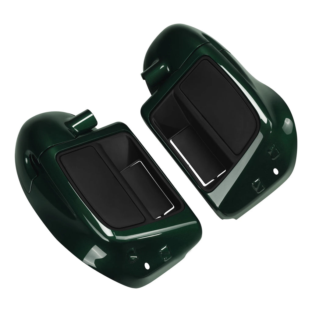 Lower Vented Fairings for Harley Electra Glide (2014–2025) Deep Jade Pearl
