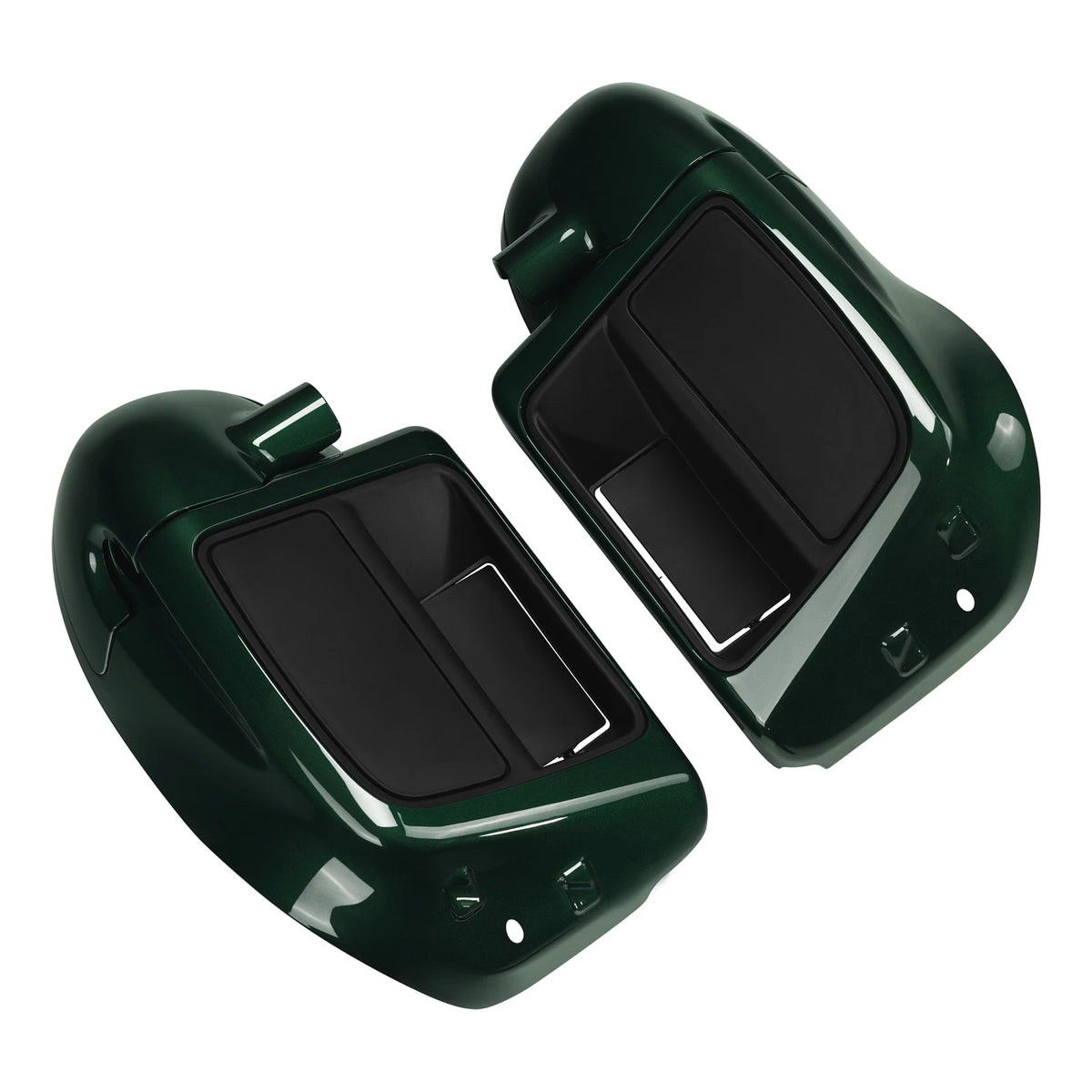 Lower Vented Fairings for Harley Electra Glide (2014–2025) Deep Jade Pearl
