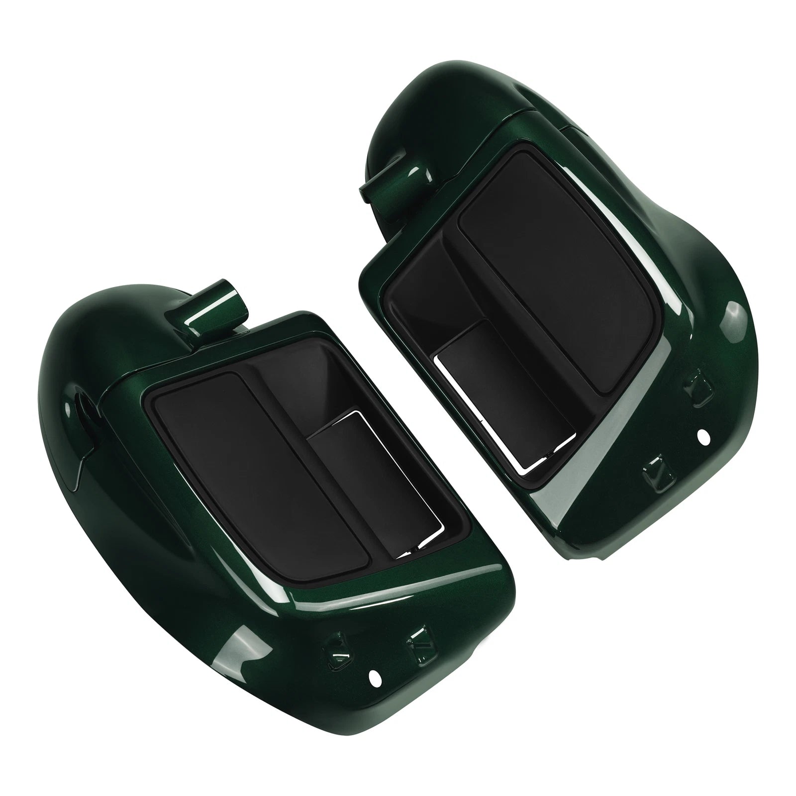 Lower Vented Fairings for Harley Electra Glide (2014–2025) Deep Jade Pearl