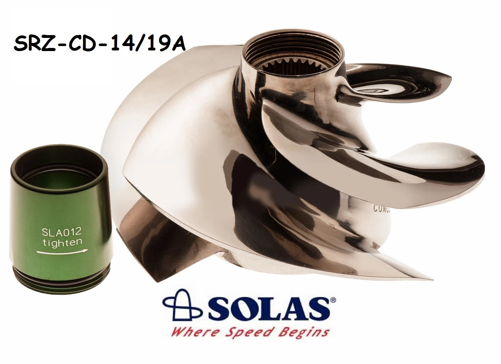 Solas Impeller for Sea Doo GTR RXP 215 (2002–2023) SRZ-CD-14/19A