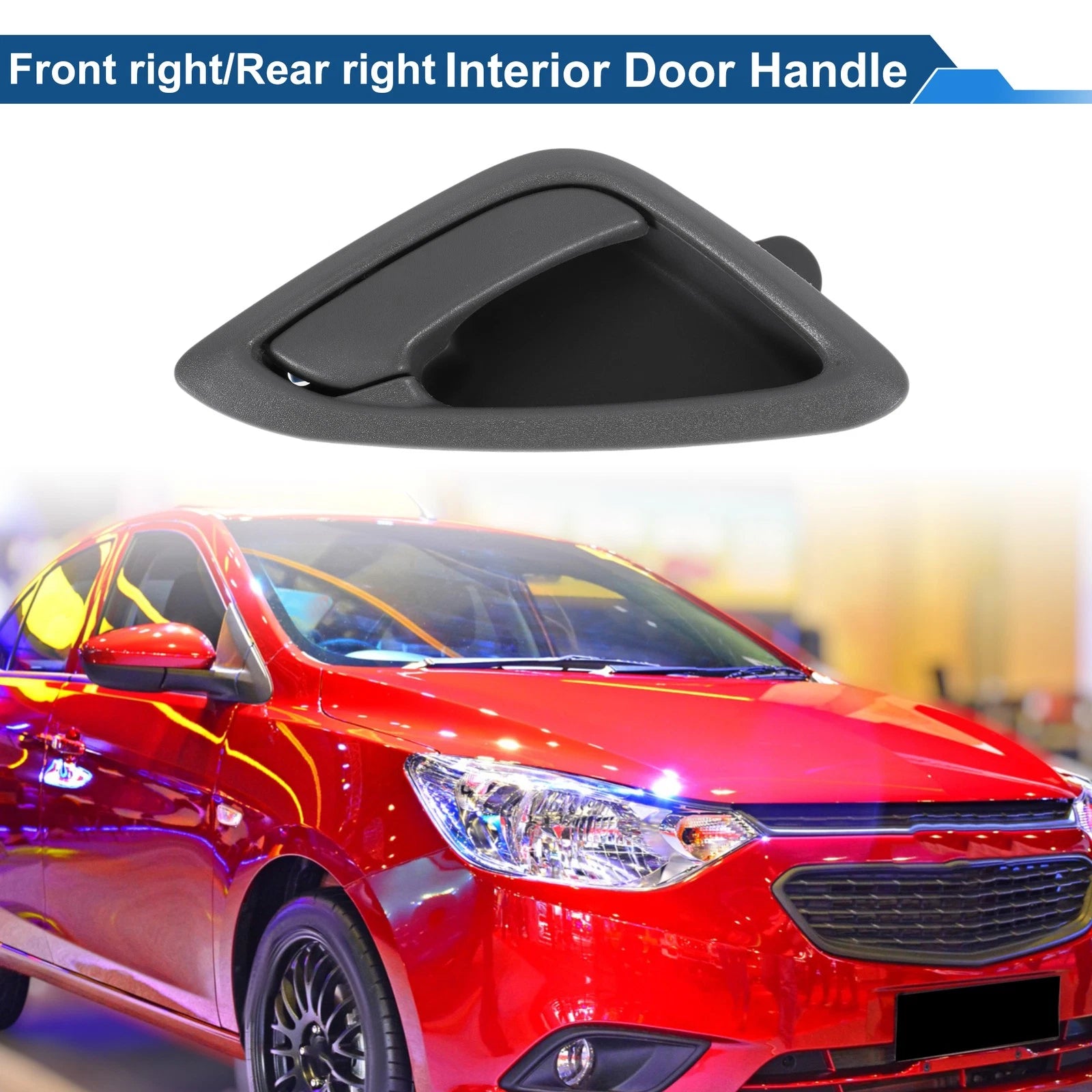 Front Driver Side Interior Door Handle for Chevrolet Sail (2010–2014) Gray