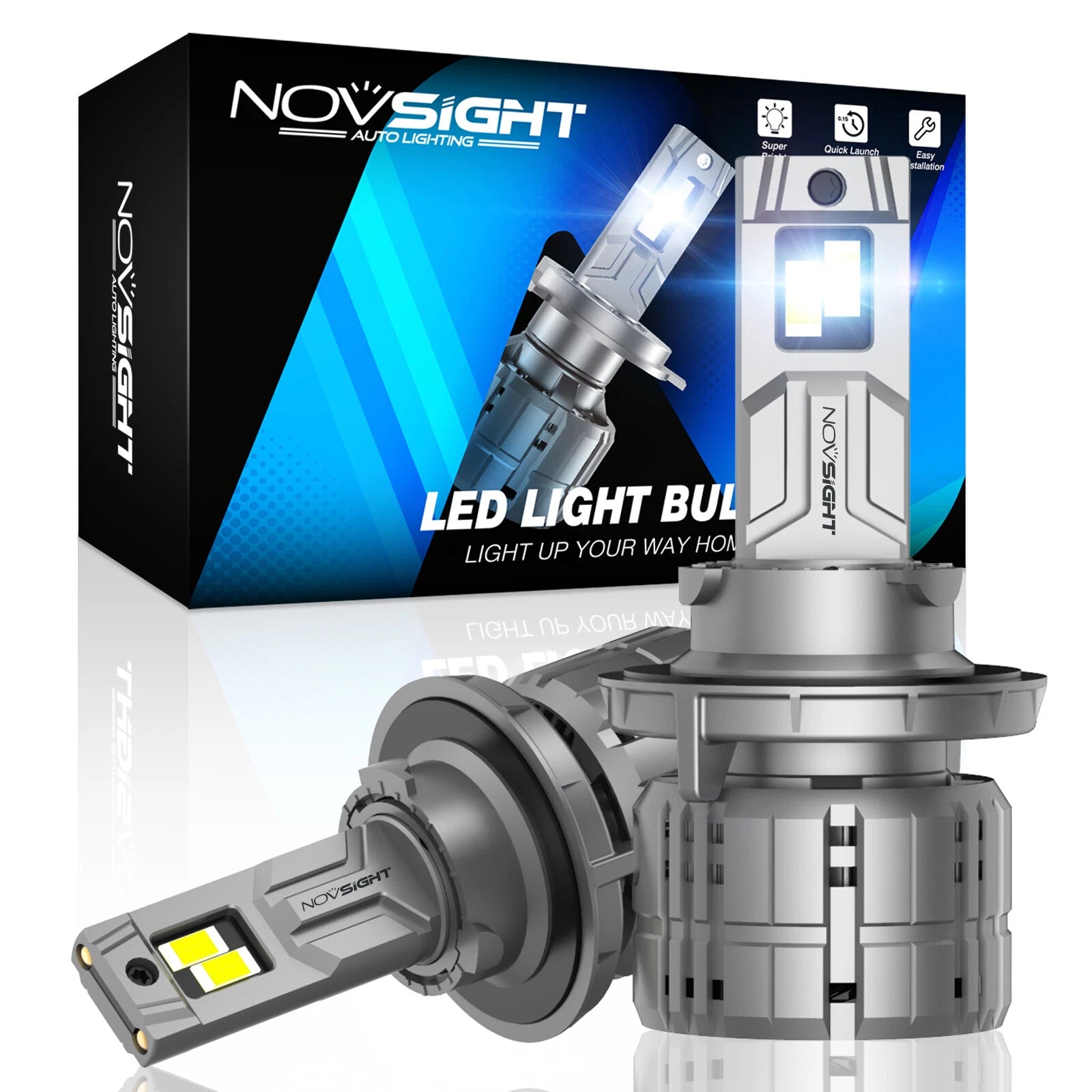 H13 LED Headlight Bulbs Conversion Kit for
