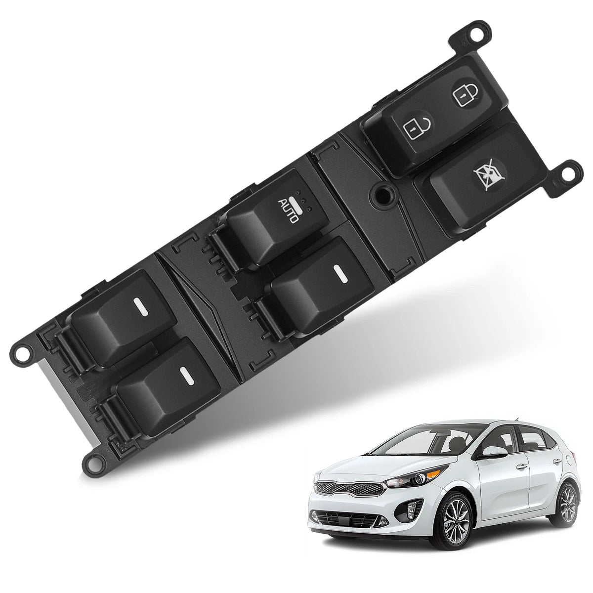 Driver Side Power Window Switch for Kia Rio 2012–2015 935701W155